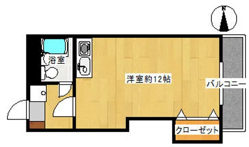 西南ハイツ【310号室】の間取り