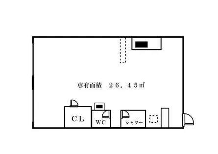 難波マンション【103号室】の間取り