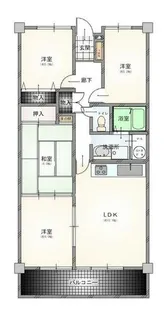 プレマジュール堅田【3階】の間取り