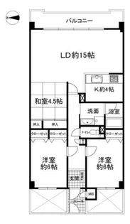 サンロード三石台壱番館【12階】の間取り