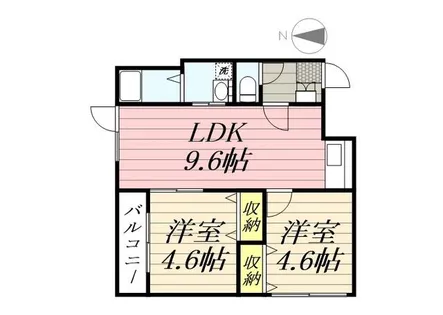 Many’s CourtN6【0305号室】の間取り