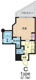 GATO D.M北山【4階】の間取り