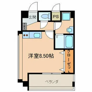 東山祇園ビル【406号室】の間取り