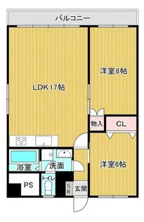 エクセレントハウス大興【201号室】の間取り