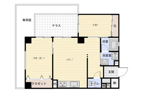 フォルム甲南町【1階】の間取り