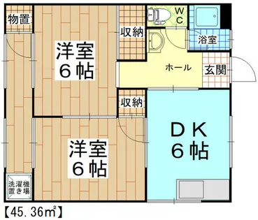 竹山アパート【3階】の間取り