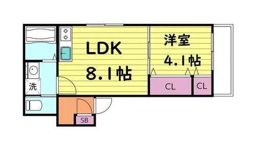 センターポート【2階】の間取り
