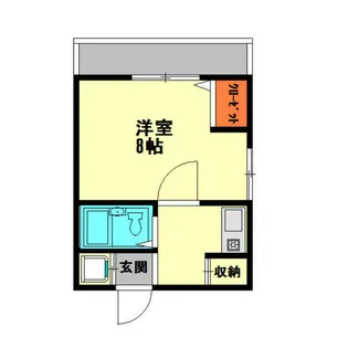 サンプラザ三宮70【9階】の間取り