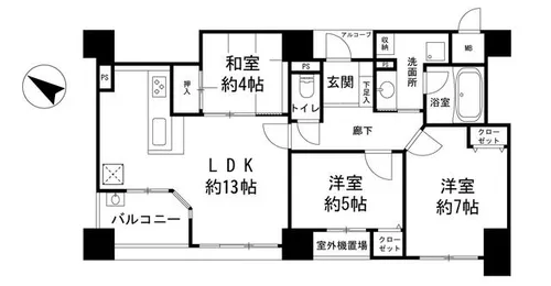 アパタワーズ神戸三宮【12階】の間取り