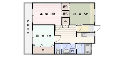 グランブルーアクア【4階】の間取り