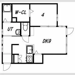MODERN DECO【2階】の間取り