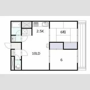北35条ハウスB【3階】の間取り
