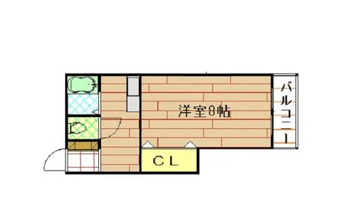 アイリス兵庫【2階】の間取り