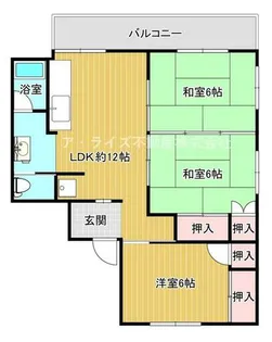 原ビル【401号室】の間取り