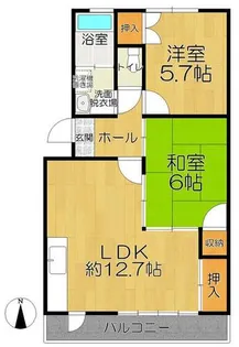 岩崎マンション【2階】の間取り