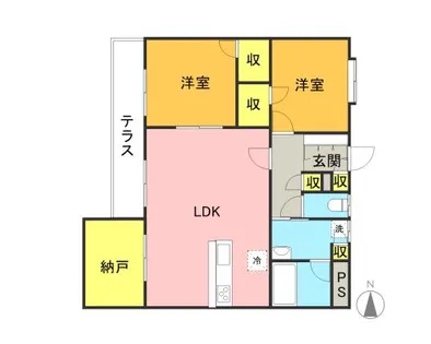 Brast城西【3階】の間取り