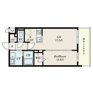 S-RESIDENCE名島【3階】の間取り