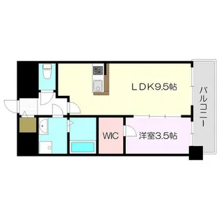 プレサンス長田レジェール【10階】の間取り