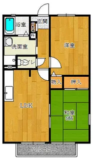ベアント甲子園【2階】の間取り