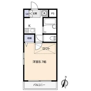 サテライト芦屋宮塚【2階】の間取り