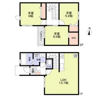 ガーデンテラス逆瀬川【103号室】の間取り