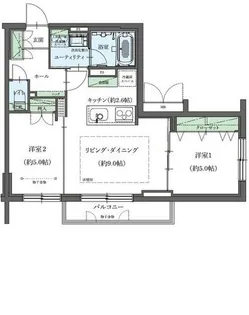 ファインクラス札幌琴似【3階】の間取り