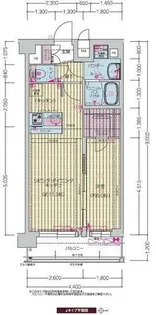 プレサンス十条凛華【6階】の間取り