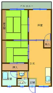ハイツマウンテン【2階】の間取り