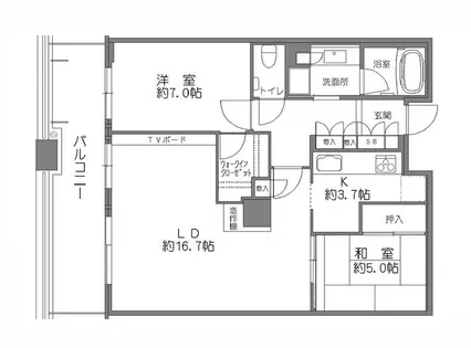 ザ・千里タワー【34階】の間取り