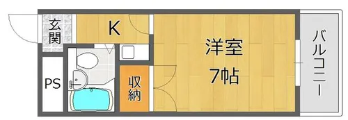 リバーサイド園田【3階】の間取り