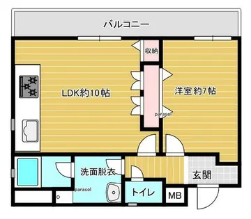 リーグレック元町【4階】の間取り