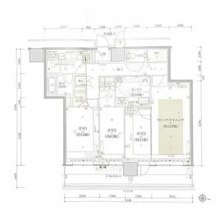 ONE札幌ステーションタワー【4613号室】の間取り