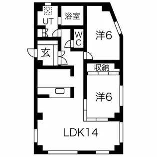 麻生ルーム【102号室】の間取り