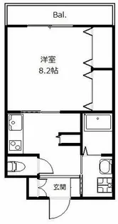 プロスペラール【1階】の間取り