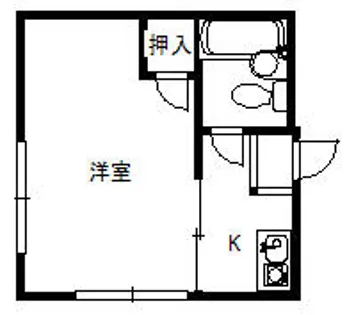 コーポクローバー【2階】の間取り