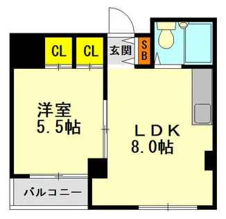 ウィルトアロード【2階】の間取り