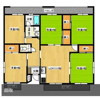 ホワイトエクセル【1階】の間取り