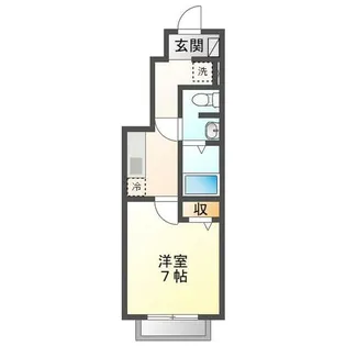ハイツ雅【102号室】の間取り