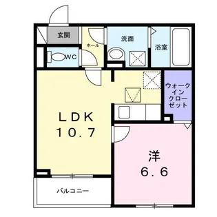 ヒカルサ明石土山【1階】の間取り