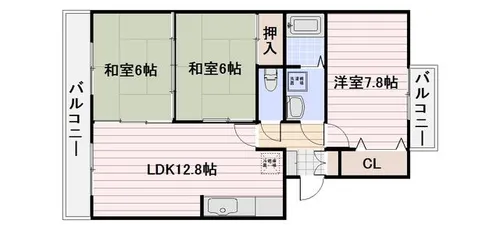 The PASTORAL South Wing【1階】の間取り