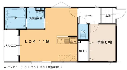 アライアンス富田林【3階】の間取り