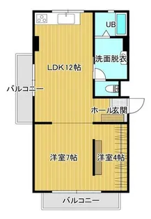 第三喜久田マンション【302号室】の間取り