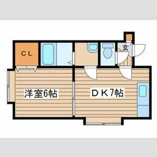 カステル北27【2階】の間取り