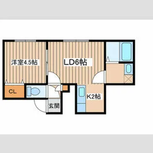 スターダスト・イースト【2階】の間取り