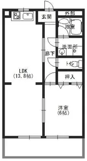 プラムハイツ【303号室】の間取り