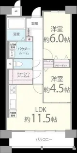 ネクスト吉塚【5階】の間取り