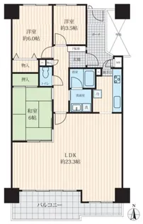 メゾンドール堺【7階】の間取り