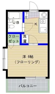 グレイス九産大前【102号室】の間取り