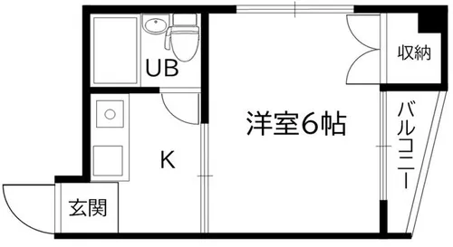ジュンマンション【5階】の間取り