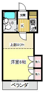 エスポ・アール鳴海【204号室】の間取り